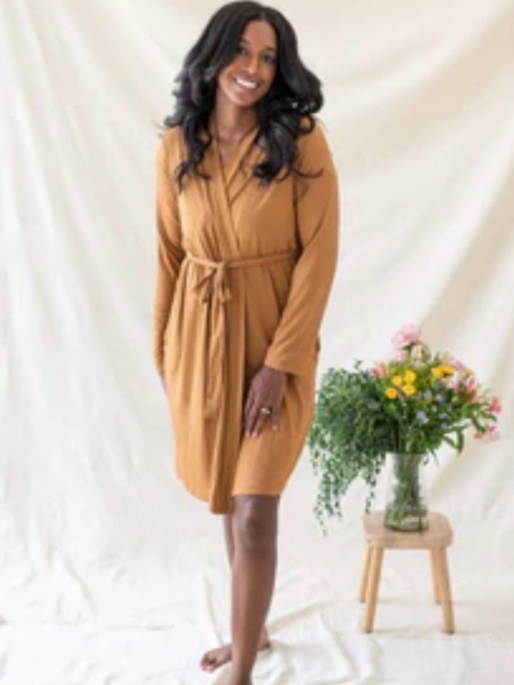 NWT Kyte Baby Women’s Lounge Robe - Nutmeg XS/S